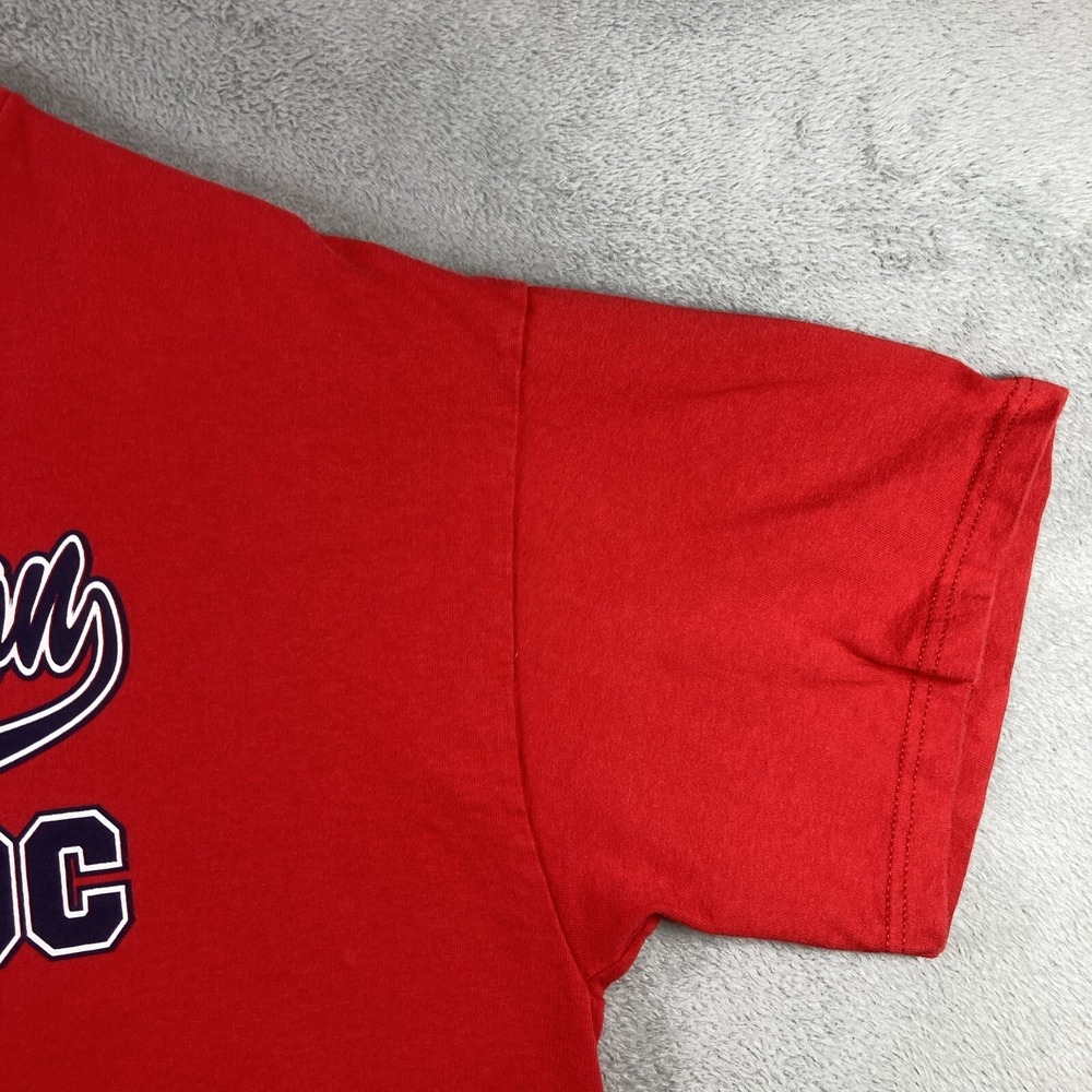 Washington DC Shirt Adult XL Red Spell Out Graphic Tee Casual Short Sleeve - Picture 7 of 13